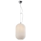 ROSSINI RSSRIG006 SOSPENSIONE CROMO/VETRO BIANCO SATINATO