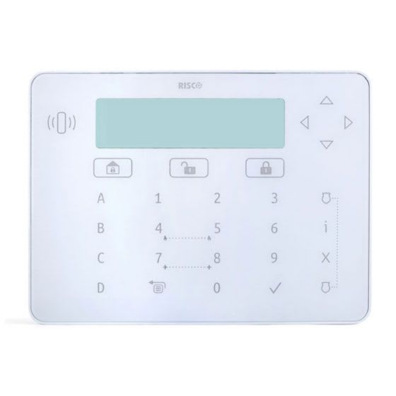 TARGET SECURITY 2 - ROKRPKELPWT000B TASTIERA TOUCH ELEGANT BIANCA PER LIGHTS
