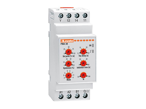 LOVATO LOVPMA30240 RELE AMP.1F 24-240VAC/DC MIN O MAX CORR