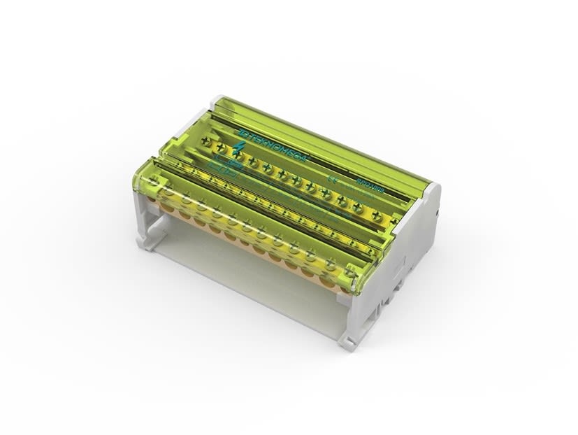 TEKNOMEGA SRL - TKGRPQ1009 RIPARTITORE MORSETTIERA QUADRIP 125A 12