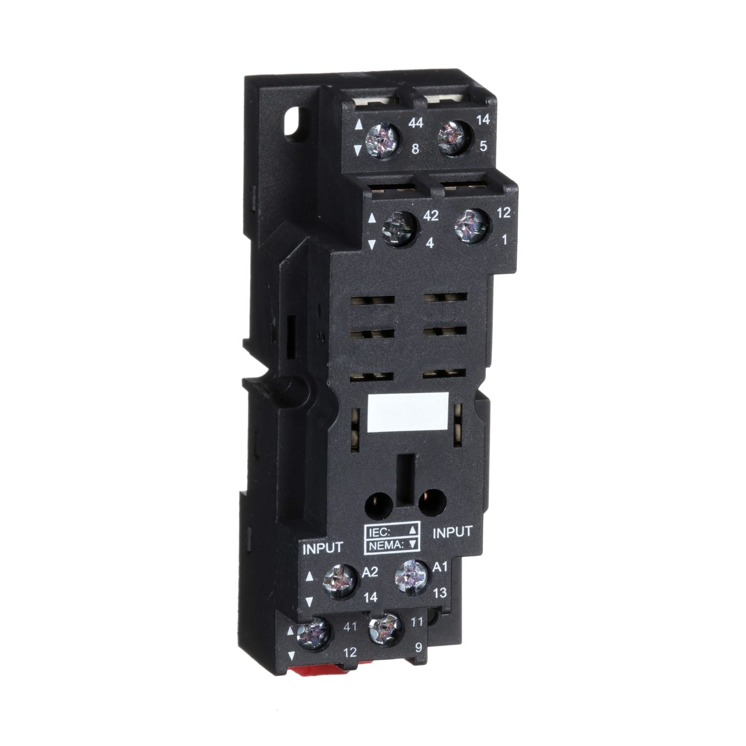 SCHNEIDER ELECTRIC - SNRRPZF2 Base RPZ - contatto misto - 16 A - < 250V - term. a vite - per relè RXM2