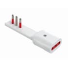 ROSI MATERIALE ELETT - RCORS7710B ADATTATORE EMILIA FLAT 10A 2P+T 250V BIA