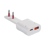 ROSI MATERIALE ELETT - RCORS7712BC ADATTAT.EMILIA FLAT SPINA 10A 2P 250V-1