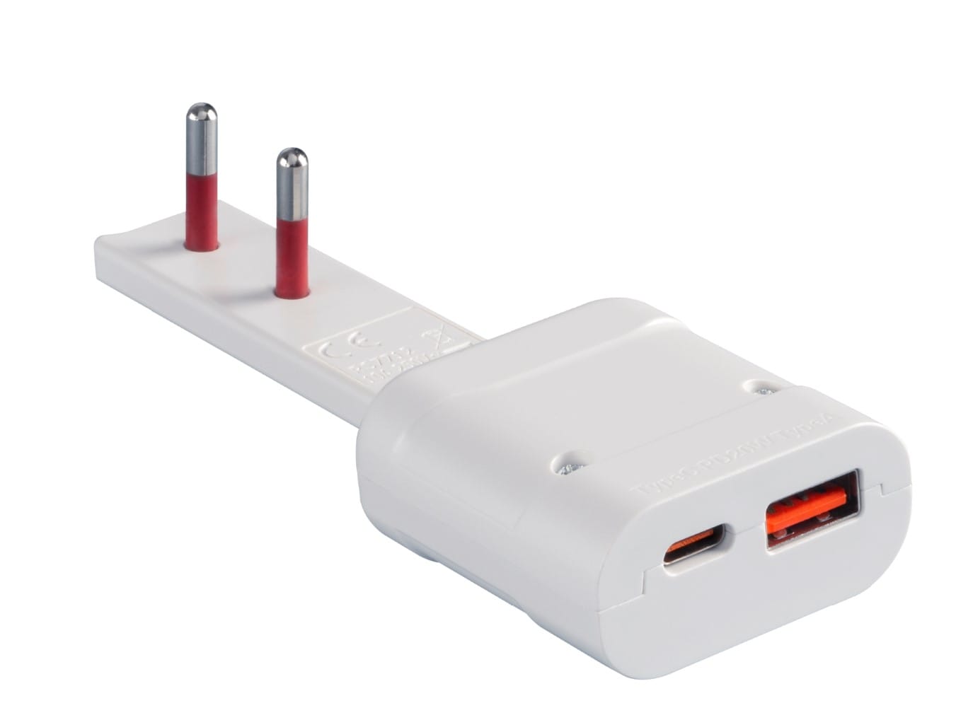 ROSI MATERIALE ELETT RCORS7712BC CAR. USB SP.10A 2P250V-1USB A+1 C,PD20W,