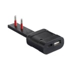 ROSI MATERIALE ELETT RCORS7712NC CAR. USB SP.10A 2P250V-1USB A+1 C,PD20W,