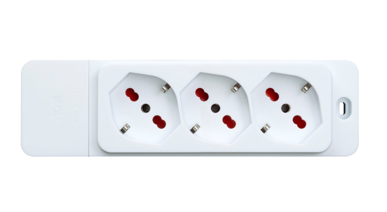 ROSI MATERIALE ELETT RCORS8311B MULTIPRESA EMILIA SPECIALIST 3 POSTI, BI