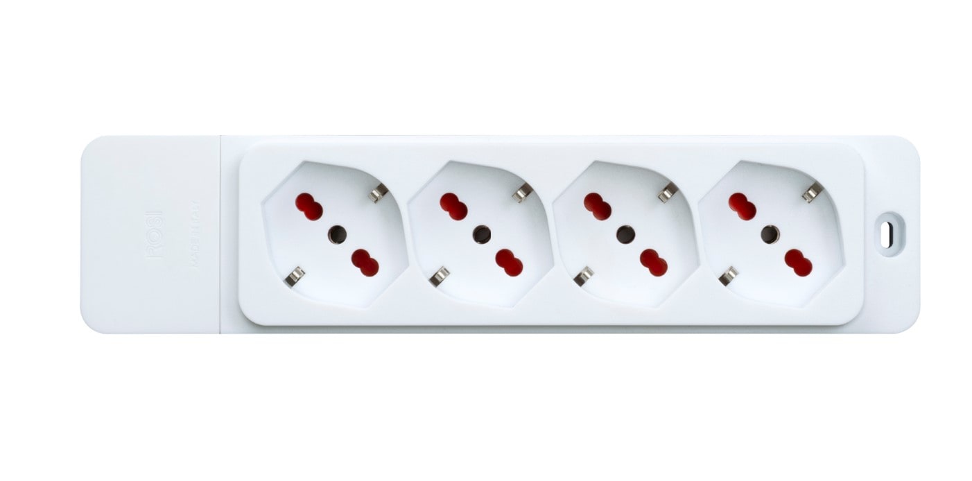 ROSI MATERIALE ELETT RCORS8411B MULTIPRESA EMILIA SPECIALIST 4 POSTI, BI