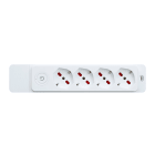 ROSI MATERIALE ELETT RCORS8412B MULT SPECIALIST 4 POSTI, CON INTERR., BI