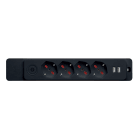ROSI MATERIALE ELETT RCORS8412UN MULT SPECIALIST 4 POSTI+2USB, + INTER.,