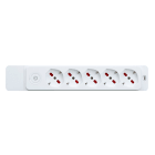 ROSI MATERIALE ELETT RCORS8512B MULT SPECIALIST 5 POSTI, CON INTERR., BI
