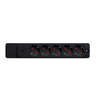ROSI MATERIALE ELETT - RCORS8512N MULT SPECIALIST 5 POSTI, CON INTERR., NE