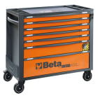 BM SPA - BMM024004277 Cassettiera porta attrezzi 7 cassetti, con sistema antiribaltamento, modello lungo