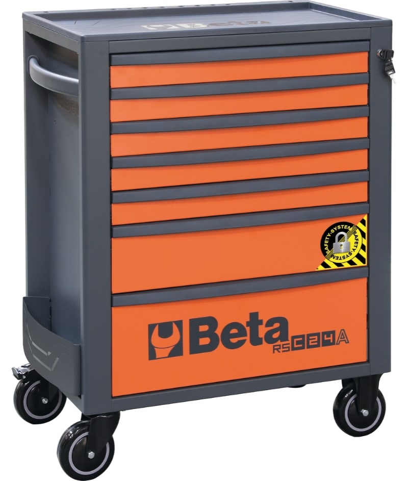 BM SPA - BMM024004171 Cassettiera porta attrezzi 7 cassetti, con sistema antiribaltamento