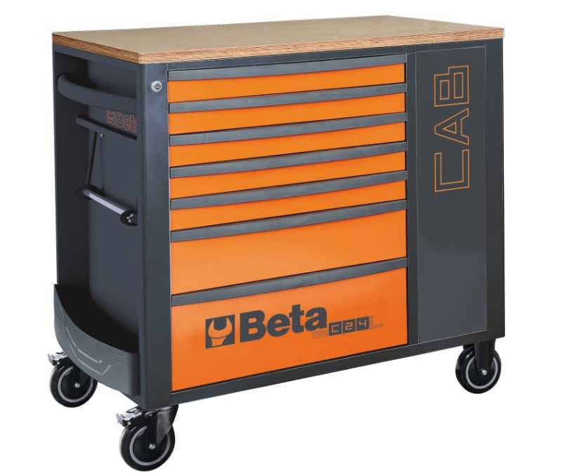 BM SPA BMM024004471 CASSETT.7 DRAW + CAB ORANGE RSC24L-CAB/O