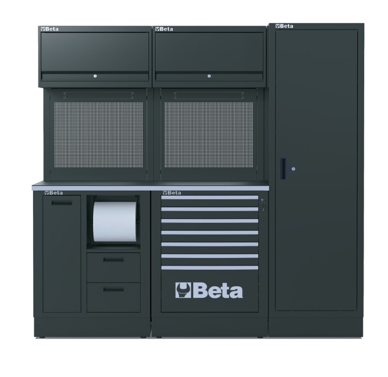 BM SPA BMM050001015 ARREDI C - 2,1MT 2 MODULI + ARMADIO A1