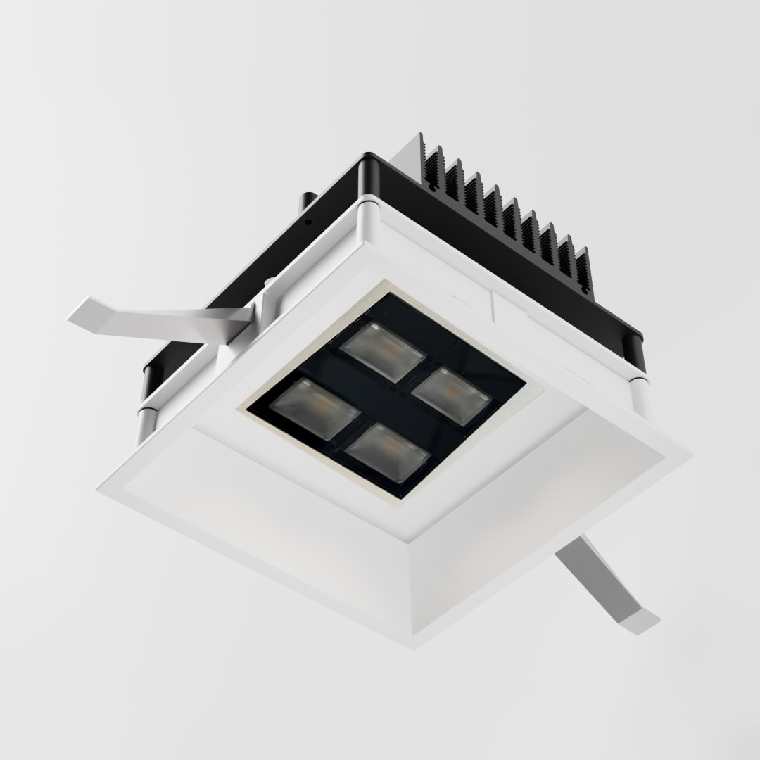 SIDE SPA SDEKT5880LBNAS RULED Q14 136X136MM 18W 1120LM 4000K IP2