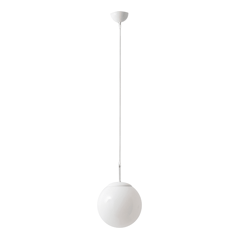 ROSSINI RSSRUN004B SOSPENSIONE BIANCA/VETRO BIANCO E27 IP20