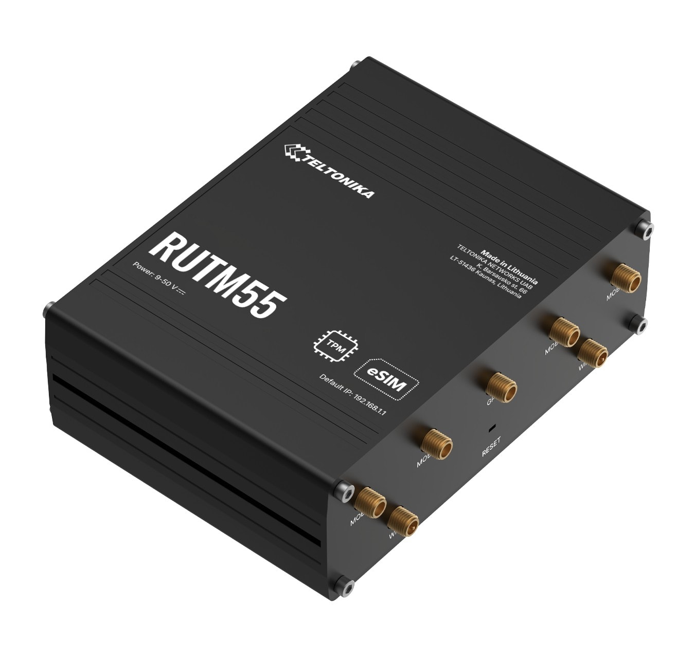 TELTONIKA NETWORKS TTKRUTM55000000 ROUTER RUTM55 5G + SERIAL + I/O