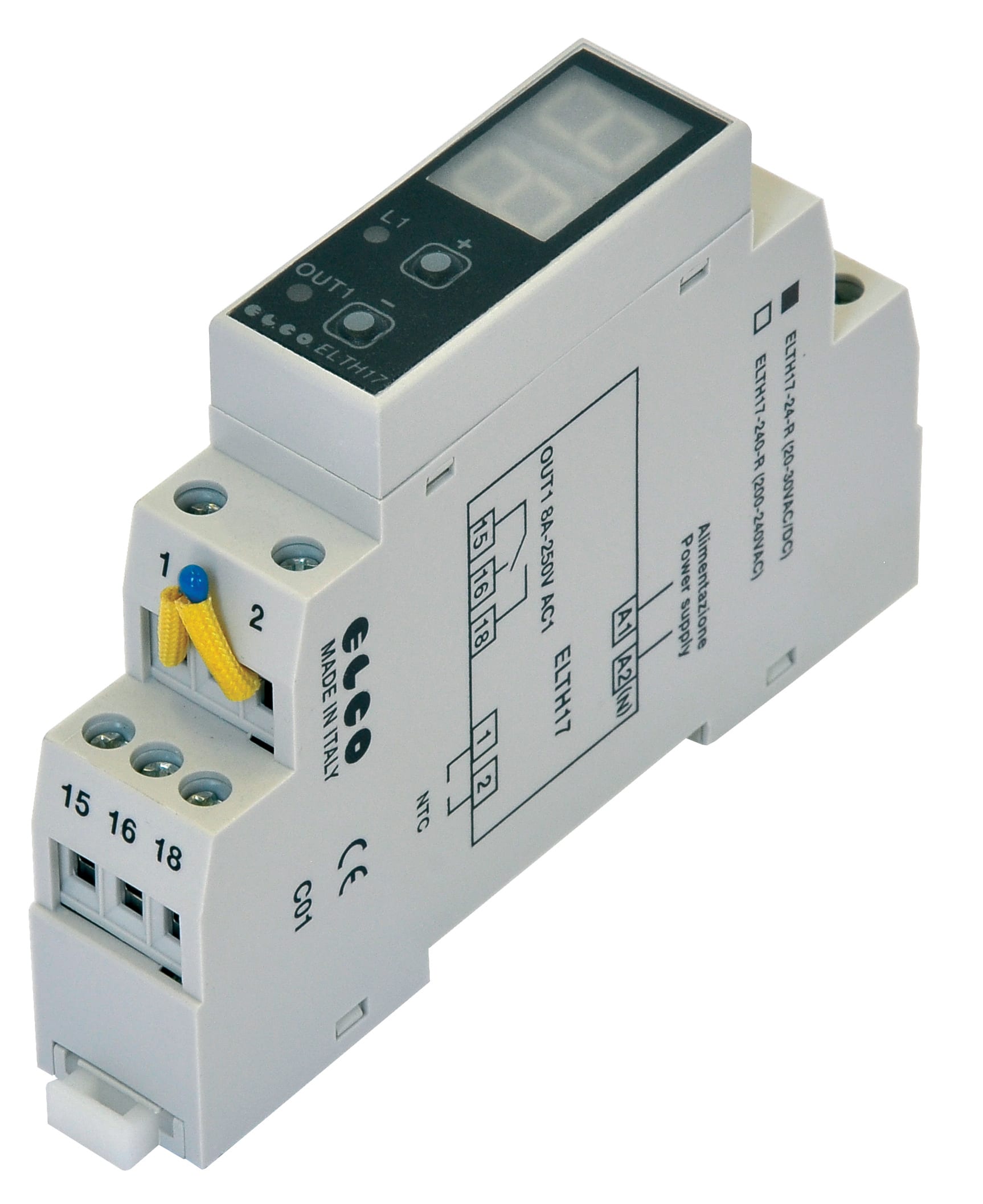 EL.CO. SRL ECL640220 TERMOREGOLATORE MODULARE ELTH17-24-R