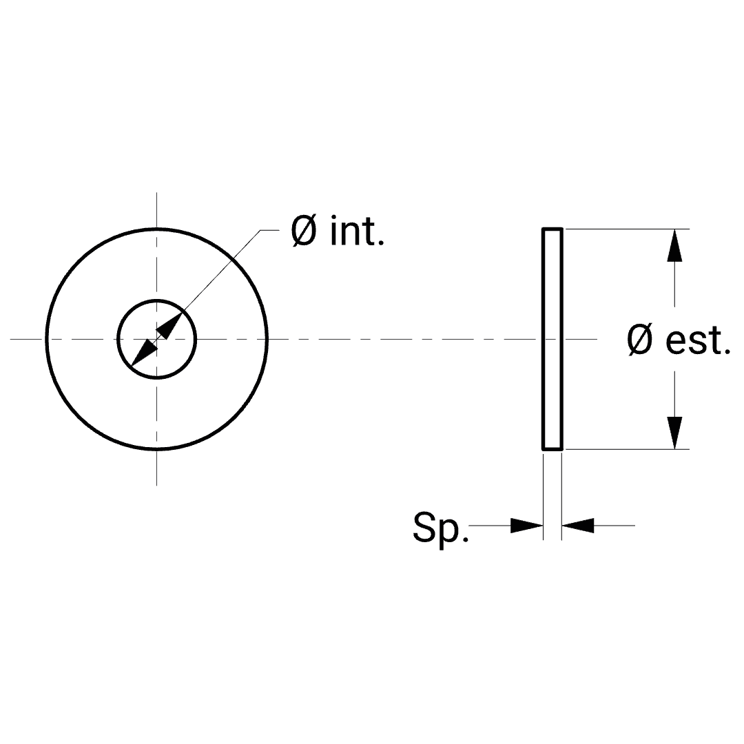 TEKNOMEGA SRL - TKGFVT1328 Rondella a grembialina