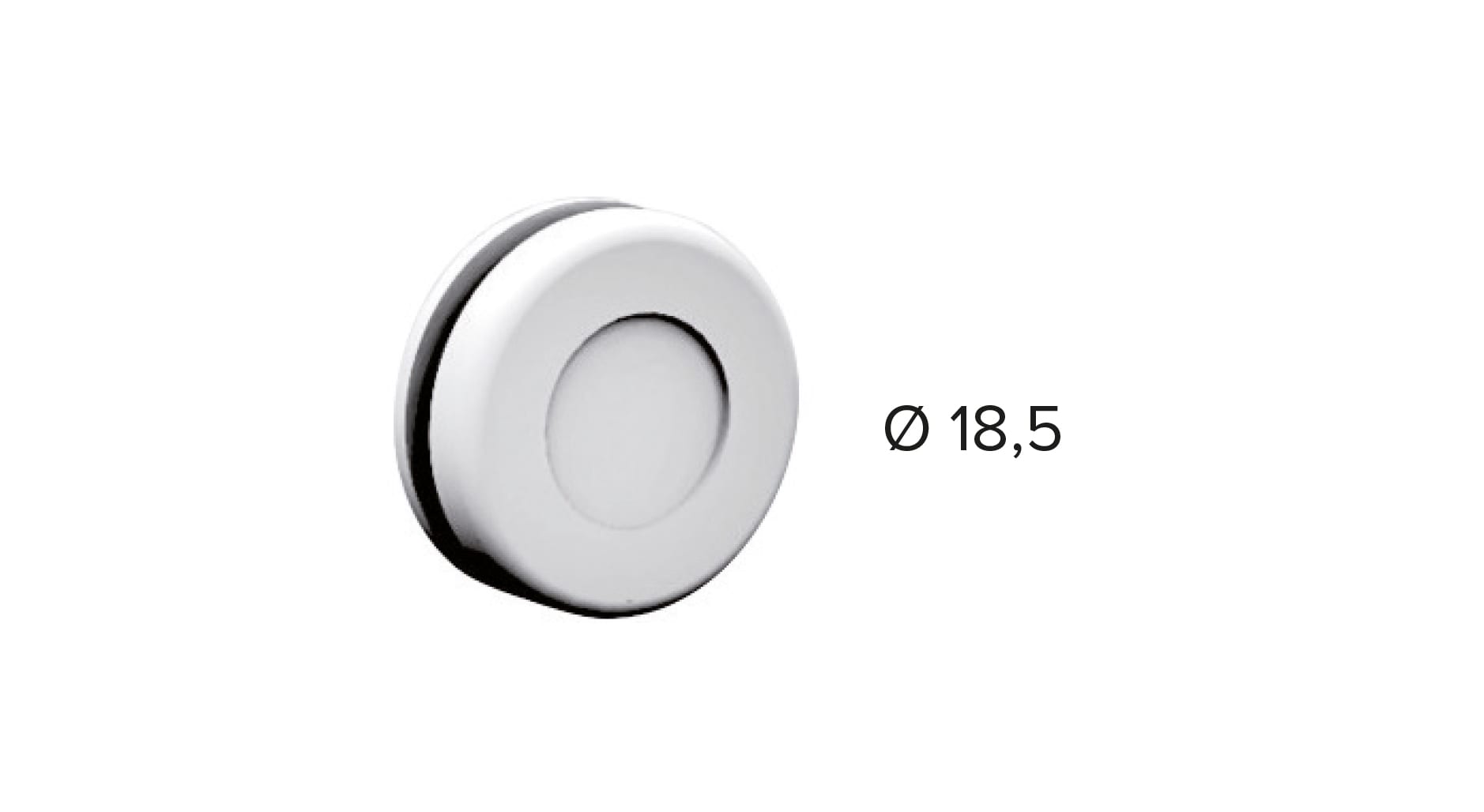 TARGETTI TARS-9001/115-W GUARNIZIONE ALIMENTAZ. LATERALE BIANCO