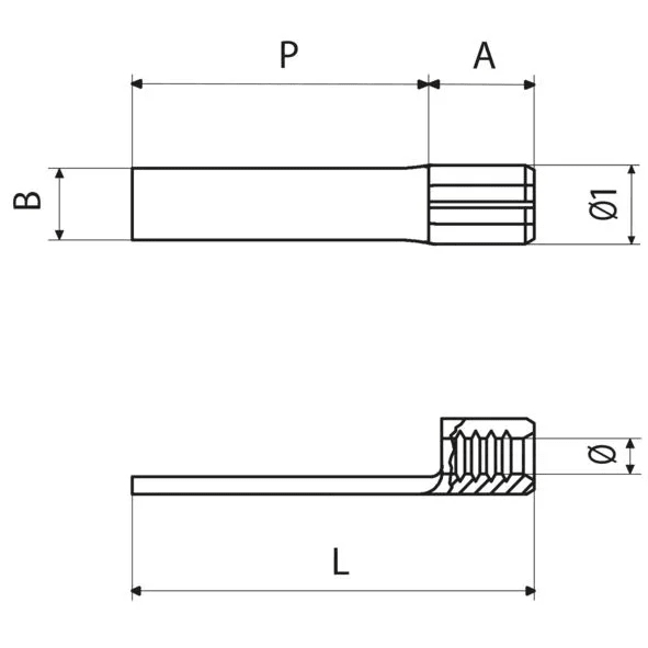 CEMBRE SPA - CEMS2.5-PP12/25 CAPOCORDA A PUNTALE PUNTALE PIATTO, NON ISOLATO, CON COLLETTO BRASATO, PER CONDUTTORI IN RAME, P=13,3x2 SEZIONE 1,5-2,5 mmq