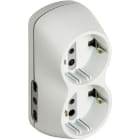 BTICINO BTIS3614D KIT - ADATT. B4 2 PR. ST TED+2 BIP BCO