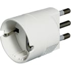 BTICINO BTIS3624D KIT - ADATTATORE SPINA 16A/PRESA P30 BCO