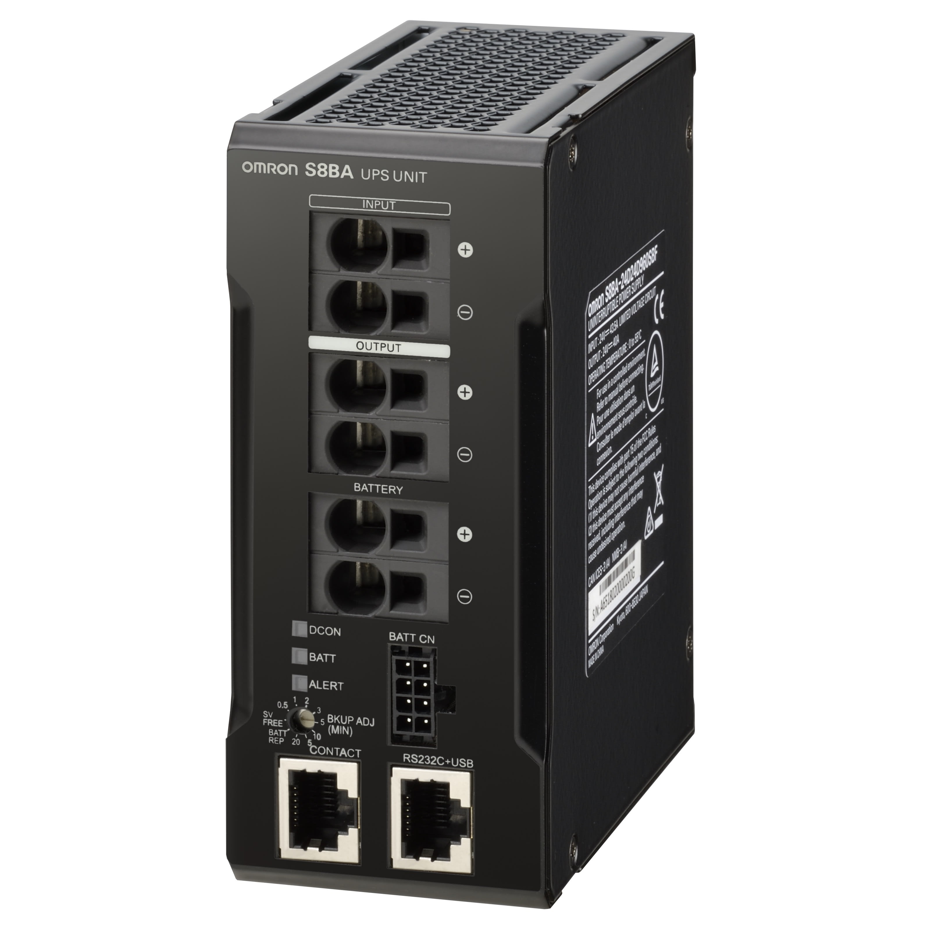 OMRON - OMRS8BA24D24D960SBF Tipo di guida DIN. tipo di batteria separat
