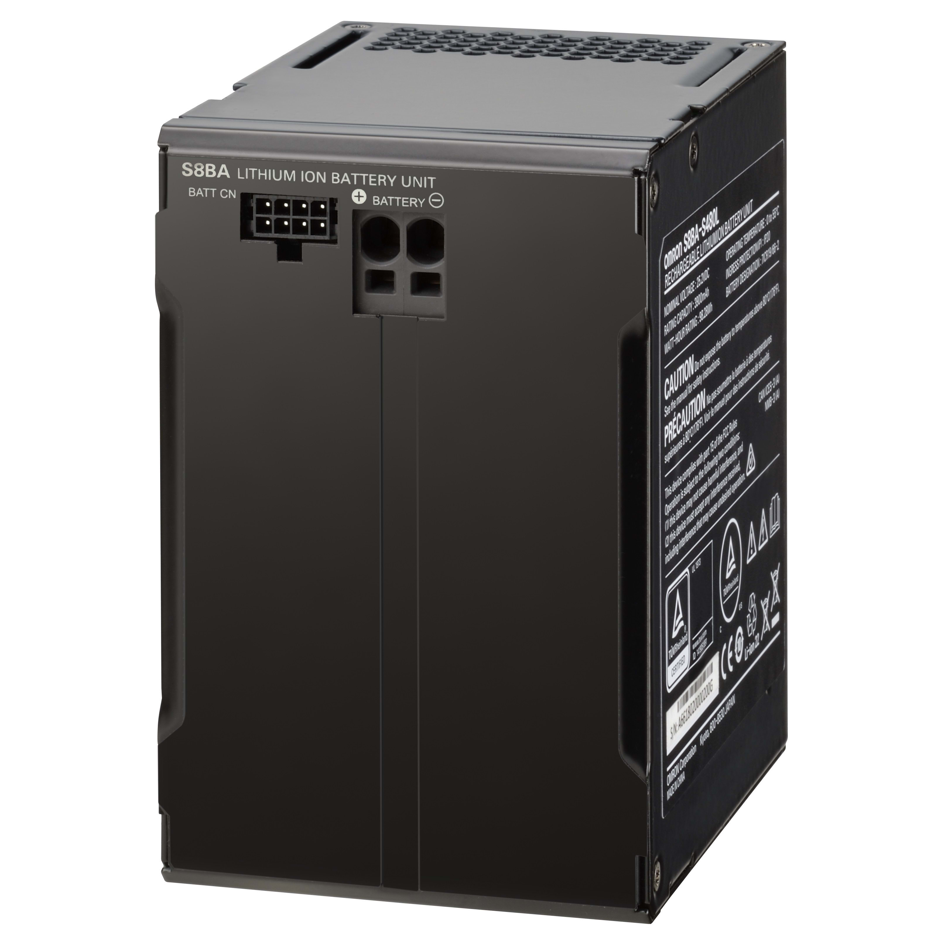 OMRON OMRS8BAS480L UPS. TIPO DI GUIDA DIN. UNIT BATTERIA P