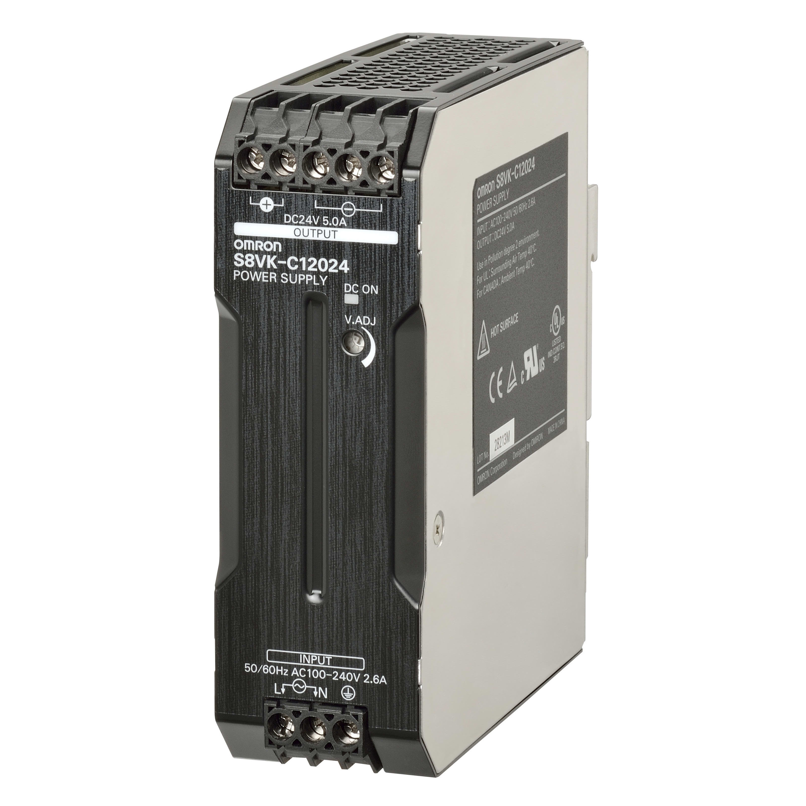 OMRON OMRS8VKC12024 ALIM. S8VK-C MONO 120W, 24V, 5A, CLAS.A