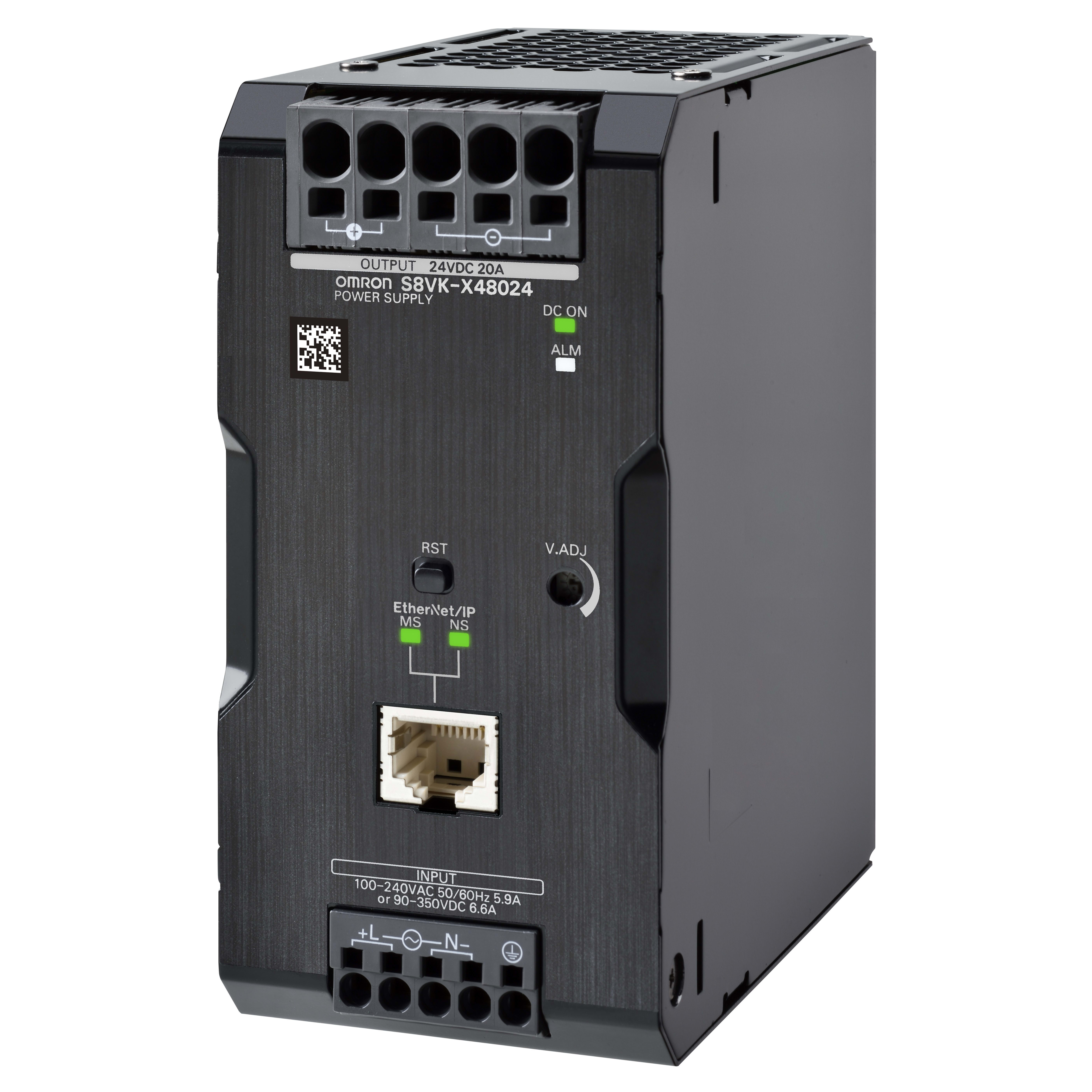OMRON OMRS8VKX48024EIP ALIMENTATORE DI TIPO A LIBRO. 480 W. 24