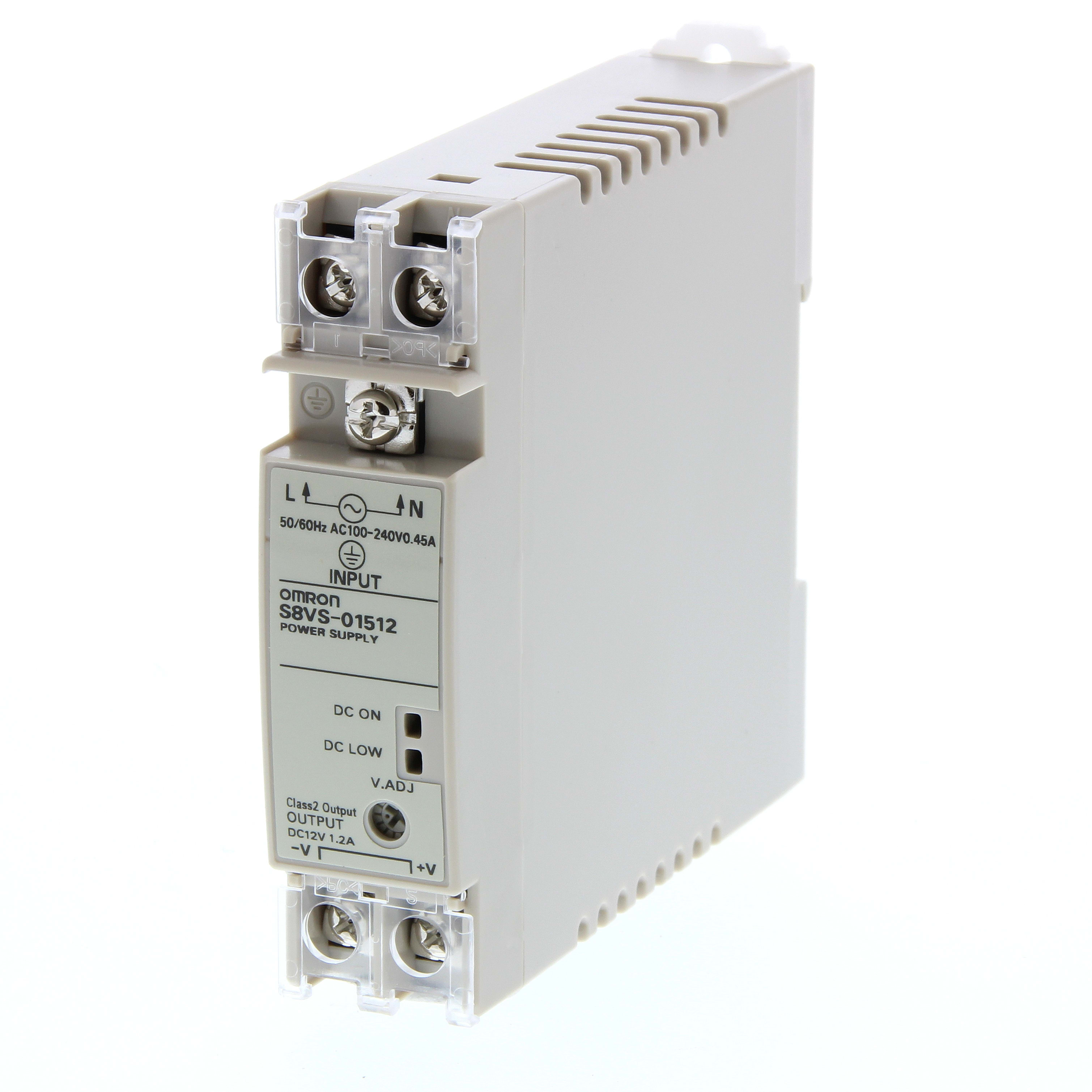 OMRON - OMRS8VS01512-177288 ALIMENTATORE- 12V1.2A. MONT. GUIDA DIN