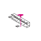 BM SPA - BMM088880431 Supporti per 8 chiavi maschio esagonali con impugnatura, in lamiera