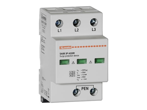 LOVATO LOVSA0B3PA320R SCARICATORE DI SOVRAT. TIPO 1-2 3P