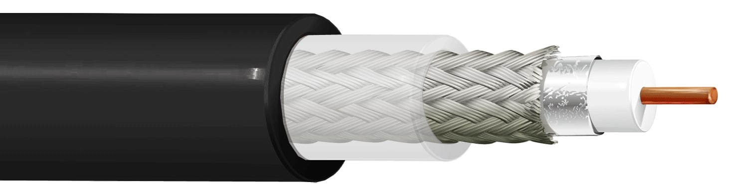 ITC INDUSTRIA TECNIC - ITCSA75DPN1000 SAT 75 OHM SAT DIG.D.G. PE NERO B.1000 F