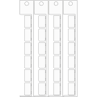 BRADY ITALIA - MODSA9X17 TARGHETTA COMPONENTE ABB 9X17 - 384 TAG