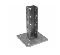 LUCIANO RUSSO SRL - LRSSAS10RC1 STAFFA A SOFFITTO 4 FORI PROF. 41X41 Z C