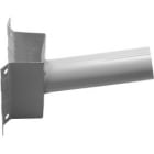 PERFORMANCE IN LIGHT - PRI14152017 Supporto in acciaio verniciato cataforesi + polvere poliestere grigio chiaro, per installazioni ad angolo o a parete.