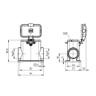 SCAME PARRE SPA SCA930.0102263 CUSTODIA FISSA PANN.2 LEVE PG29+COP.MET.