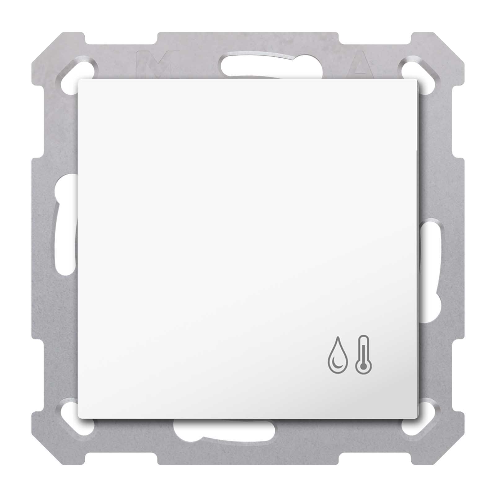 MDT ITALIA SRL EYGSCN-RTR55O.01 Termostato Umidostato KNX, incasso, bianco lucido