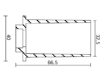 SIDE SPA SDE186-3 POZZETTO PER INCASSO NE