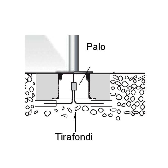 SIDE SPA SDE4071 PIASTRA TIRAFONDI IN ACCIAIO ZINCATO