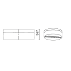 SIDE SPA - SDE990926 BASETTA PLAFONE NE