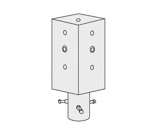 SIDE SPA SDEE4055 POLE ATTACHMENT DIAM.60MM NE QUADRO MONO