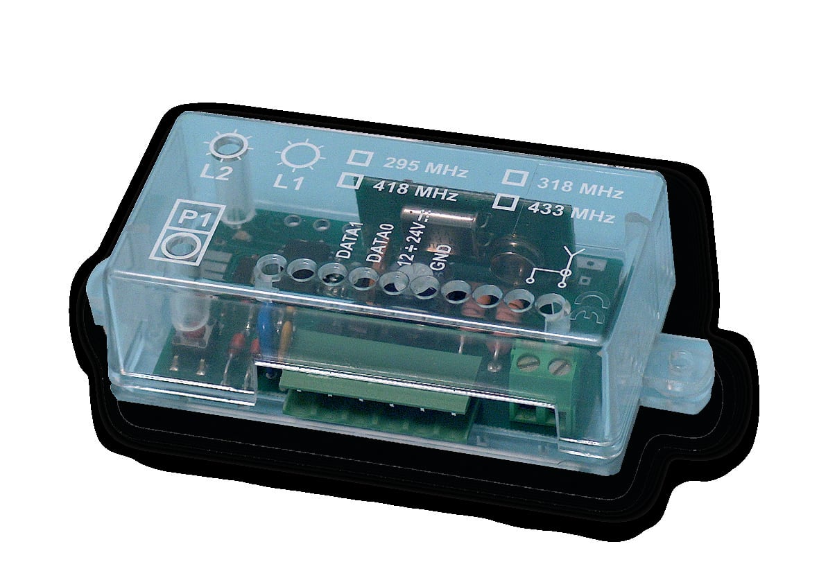 CDVI ITALIA SRL - CDVSEL2641R433-IP RICEVIT.2 RELE 433 MHZ IMPULSIVI,BISTAB