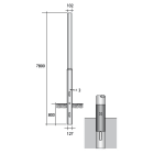 SEM - SEM3780 PALO RASTREMATO H.TOT. 780 CM. D 127/102