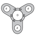 SEM - SEM4329/3 ACCOPPIATORE TRIPLO D 102-60 MM VERN.