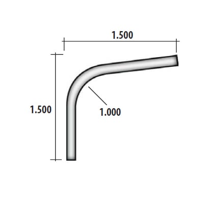 SEM - SEM4332/3D BRACCIO SINGOLO D 60X1500X2000 MM.