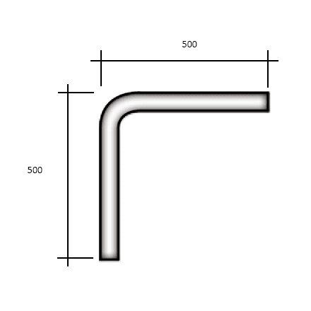 SEM - SEM4338/4 BRACCIO D 60X500X500 MM. ZN+V